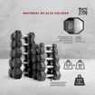 Imagen de Set Mancuernas Hexagonales 2.5kg a 25kg