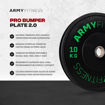 Bumper de Caucho Virgen - Pro Bumper Plate - Disco Olimpico de caucho - Army Fitness