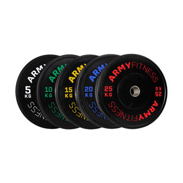 Bumper de Caucho Virgen - Pro Bumper Plate - Disco Olimpico de caucho - Army Fitness