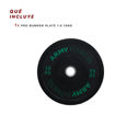 Imagen de PREVENTA Pro Bumper Plate 1.0 10kg Caucho Virgen Iwf Standard