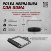 Imagen de Polea Herradura con Goma