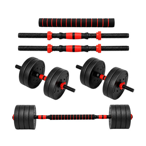 Imagen de Kit Mancuerna y Barra 20kg -  8x2.5kg