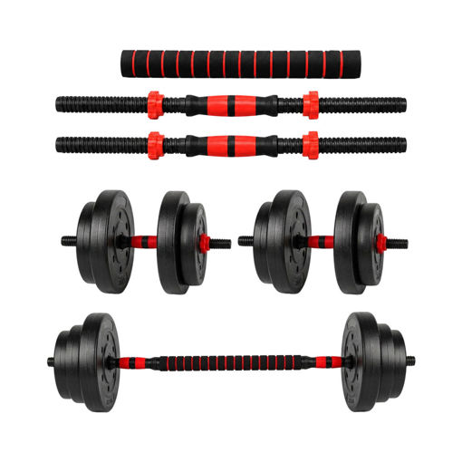 Imagen de Kit Mancuerna y Barra 30kg-4x1.25-2x2.5-4x5