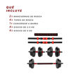 Imagen de Kit Mancuerna y Barra 30kg-4x2.5 + 4x5kg