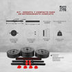 Imagen de Kit Mancuerna y Barra 20kg -  8x2.5kg