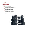 Imagen de Set Mancuernas Hexagonales 2.5 a 7.5kg