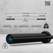 Imagen de Kit Black Hawk Reserve Negra + 20kg Pro Bumper Plate 1.0-  5kg