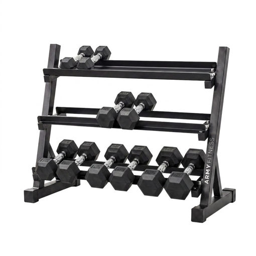 Imagen de Mancuerno 97cm + Set hexagonal 1 a 5kg