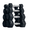 Imagen de Set Plus Mancuernas Hexagonales 2.5 a 10kg