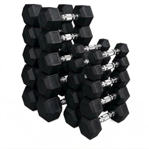Imagen de Set Plus Mancuernas Hexagonales 1 a 10kg
