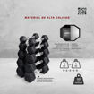 Imagen de Mancuernero 97cm + Set hexagonal 1 a 5kg