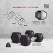 Imagen de Mancuerna Hexagonal  3kg Sello Blanco