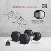 Imagen de Mancuerna Hexagonal  4kg Sello Blanco