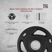 Imagen de Disco Engomado Olimpico con Triple Agarre 5 kg