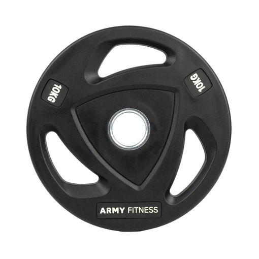 Imagen de Disco Engomado Olimpico con Triple Agarre 10 kg