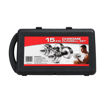 Imagen de Kit discos cromados + barras 15 kgs