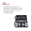 Imagen de Kit discos cromados + barras 15 kgs