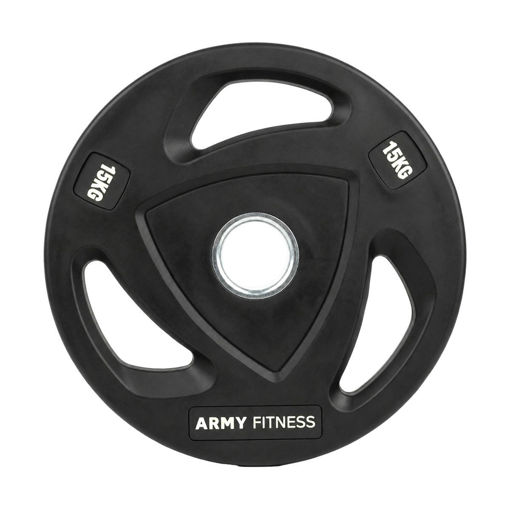Imagen de Disco Engomado Olimpico con Agarre 15 kg